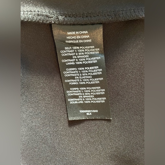 BEBE Black/Cream Dress - Picture 6 of 6